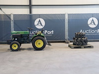 Compact tractor john deere b7000 diesel met extra wielen - afbeelding 1 van  1