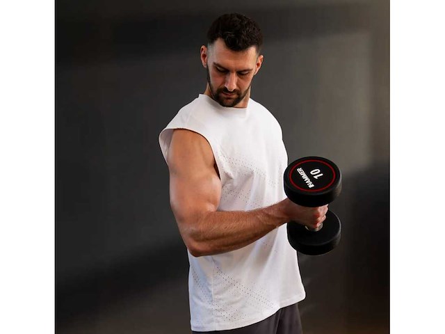 Compacte dumbbell 2x 32,5kg - halters en gewichten - afbeelding 7 van  13