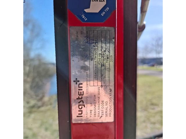 Compacttractor, iseki, th 4330, rood, 2009 - afbeelding 33 van  40