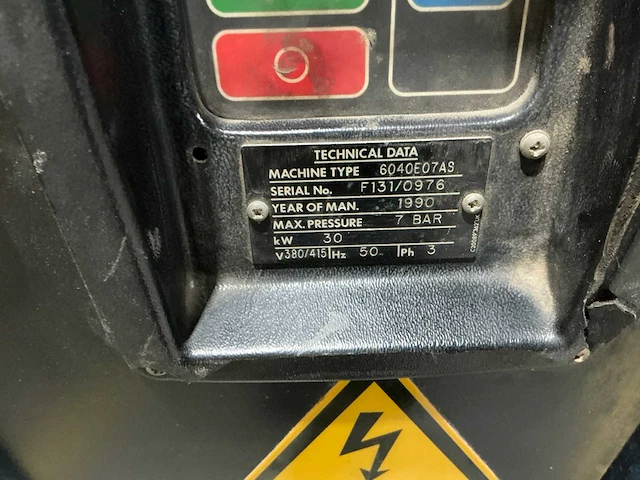 Compair - 1990 - hogedrukcompressor - afbeelding 4 van  9