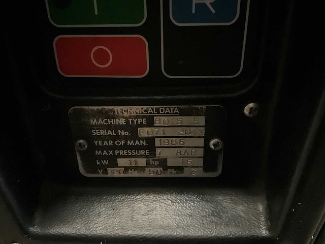 Compair broomwade 6000e schroefcompressor - afbeelding 5 van  7