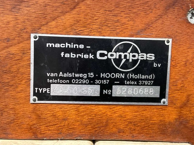 Compas as 60 s5 poets/sorteermachine - afbeelding 10 van  19