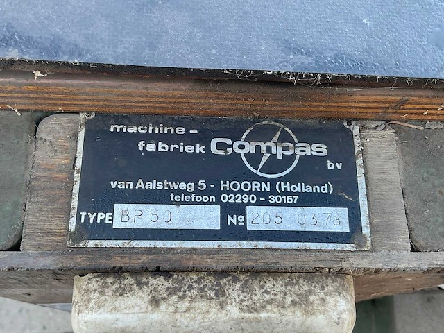 Compas bp50 pelmachine - afbeelding 5 van  5
