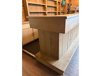 Compleet barmeubel met 2 dubbele tapkranen, achterwand, lekblad, spoelbak, etc. - afbeelding 15 van  19