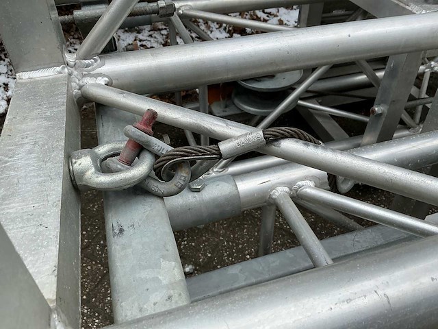 Compleet festival/evenementen podium 11x7x5,5 meter (bxdxh) - afbeelding 10 van  51