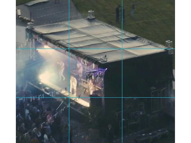 Compleet festival/evenementen podium 11x7x5,5 meter (bxdxh) - afbeelding 23 van  51