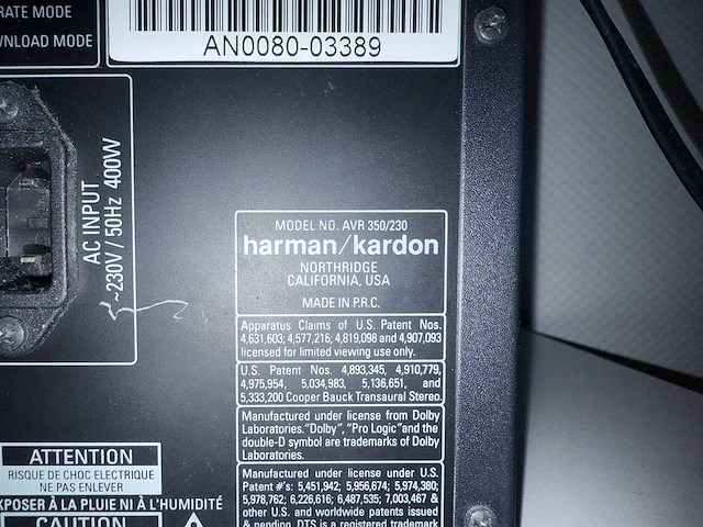 Compleet professioneel harman kardon home cinema set. - afbeelding 7 van  21