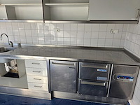 Compleet spoelmeubel met affinox rvs koelwerkbank - afbeelding 3 van  7
