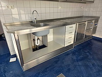 Compleet spoelmeubel met affinox rvs koelwerkbank - afbeelding 4 van  7