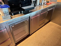 Complete bar achterwand met rvs spoel- en werktafel - afbeelding 6 van  17