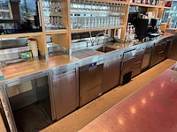 Complete bar achterwand met rvs spoel- en werktafel - afbeelding 10 van  17