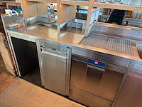 Complete bar achterwand met rvs spoel- en werktafel - afbeelding 14 van  17