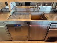 Complete bar achterwand met rvs spoel- en werktafel - afbeelding 15 van  17