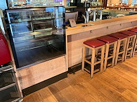 Complete bar met achterwand (combinatie kavel 15 en 16) - afbeelding 4 van  8