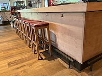 Complete bar met achterwand (combinatie kavel 15 en 16) - afbeelding 3 van  8