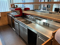 Complete bar met achterwand (combinatie kavel 2 en 3) - afbeelding 6 van  8