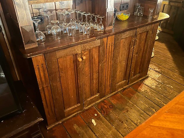 Complete bruin café bar - afbeelding 12 van  16