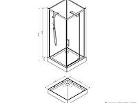 Complete doucheopstelling turtle - afbeelding 2 van  2