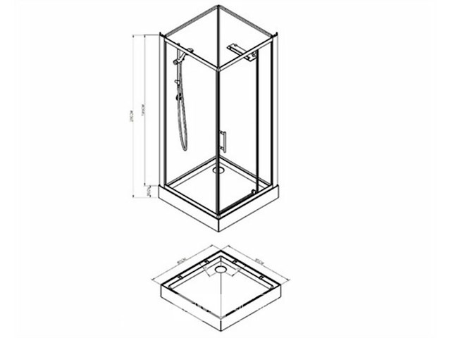 Complete doucheopstelling turtle - afbeelding 2 van  2