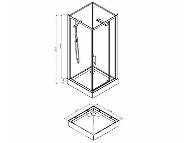 Complete doucheopstelling turtle - afbeelding 2 van  2