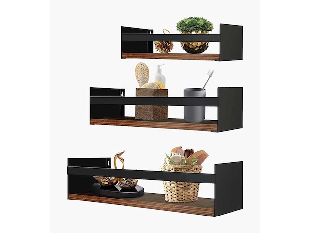 Complete dozen met 3 zwevende planken. (7x) - afbeelding 1 van  4