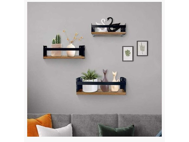 Complete dozen met 3 zwevende planken. (7x) - afbeelding 3 van  4