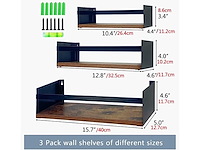 Complete dozen met 3 zwevende planken. (7x) - afbeelding 4 van  4