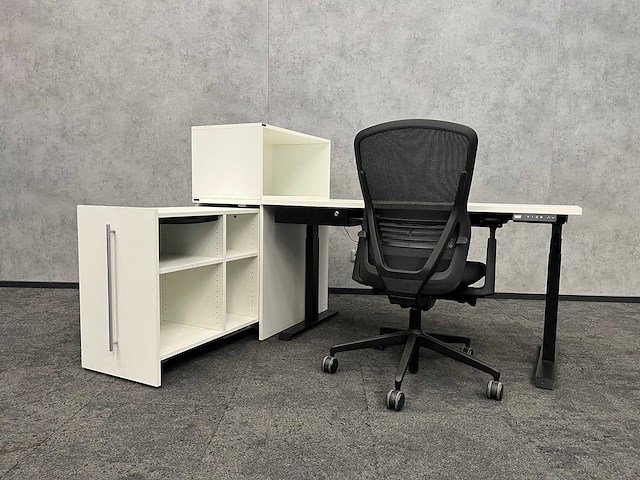 Complete elektrisch zit-sta werkplek 140x80 - afbeelding 2 van  10