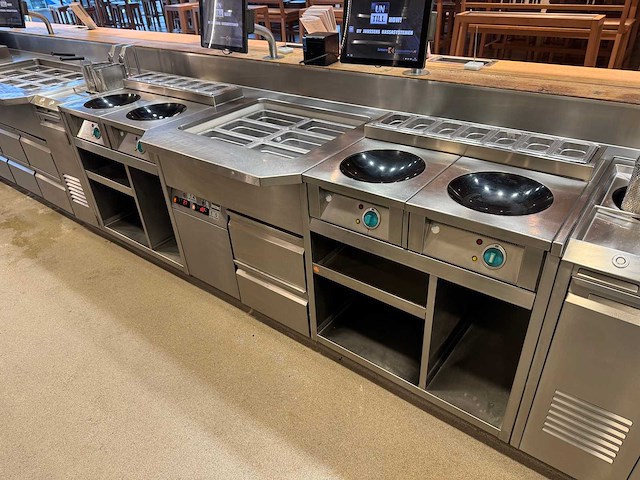Complete frontcooking counter met apparatuur (combinatiekavel 10 t/m 33) - afbeelding 9 van  20