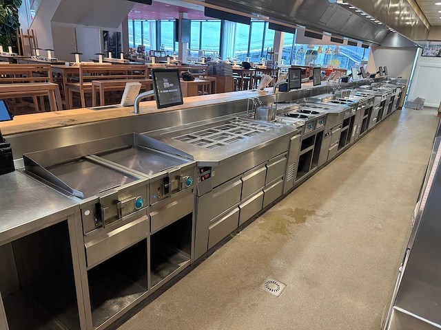 Complete frontcooking counter met apparatuur (combinatiekavel 10 t/m 33) - afbeelding 14 van  20