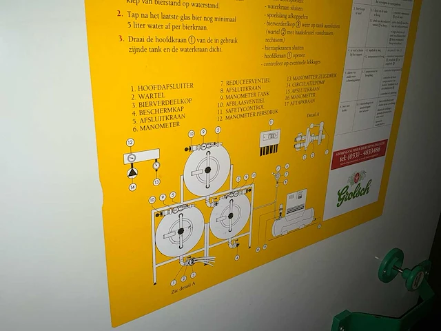 Complete hardhouten horecabar met tapinstallatie, koeling, 1.000 liter tank en lambrisering - afbeelding 51 van  73