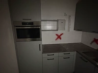 Complete hoekkeuken, hoekopstelling, grijs/wit, werkblad en bovenkasten | 3 pallets - afbeelding 2 van  9
