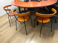 Complete kantoorinventaris; bureau’s / stoelen / beeldschermen / kasten / printer - afbeelding 5 van  17