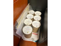 Complete kantoorinventaris; bureau’s / stoelen / beeldschermen / kasten / printer - afbeelding 17 van  17