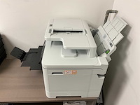 Complete kantoorinventaris; bureau’s / stoelen / beeldschermen / kasten / printer - afbeelding 5 van  15