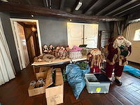 Complete kerst decoratie set inclusief kunst kerstboom - afbeelding 1 van  5