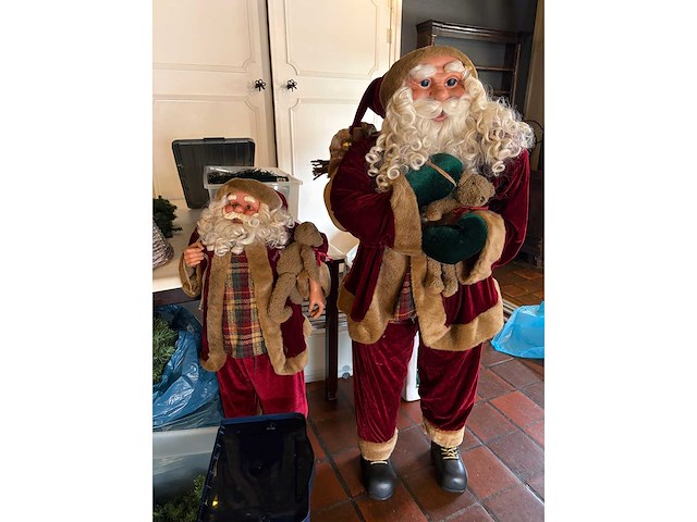 Complete kerst decoratie set inclusief kunst kerstboom - afbeelding 2 van  5