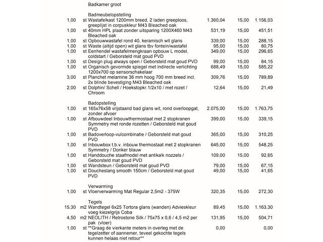 Complete luxe badkamer- en toiletruimtes (4 ruimtes), ca. 62 m² tegelwerk – geberit/neolith/ivy/dolphin - afbeelding 35 van  35