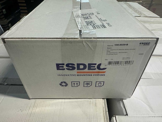 Complete montageset voor 20 panelen clickfit evo (zwart) - afbeelding 5 van  6