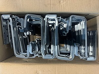 Complete montageset voor 20 panelen clickfit evo (zwart) - afbeelding 4 van  6