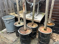 Complete partij terrasmeubilair, parasolvoeten, tuinkasten en diverse materialen - afbeelding 10 van  16