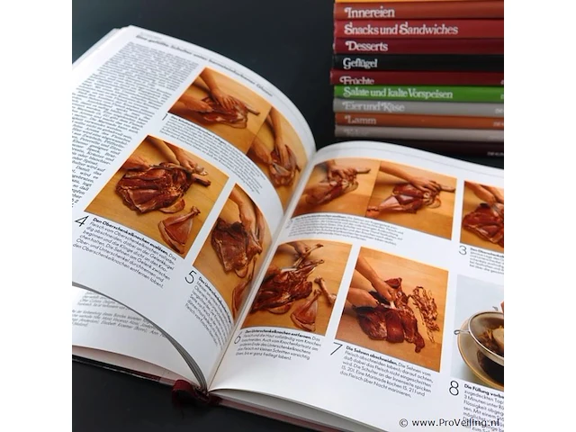 Complete serie duitstalige uitgave uit de bekende kookboekenreeks die kunst des kochens (oorspronkelijk the good cook van time-life) - afbeelding 2 van  10