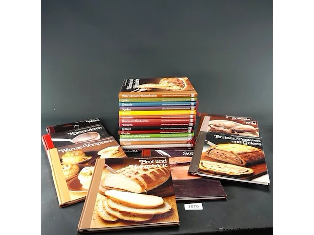 Complete serie duitstalige uitgave uit de bekende kookboekenreeks die kunst des kochens (oorspronkelijk the good cook van time-life) - afbeelding 1 van  10