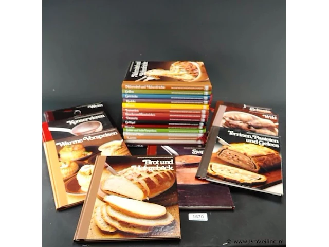 Complete serie duitstalige uitgave uit de bekende kookboekenreeks die kunst des kochens (oorspronkelijk the good cook van time-life) - afbeelding 3 van  10