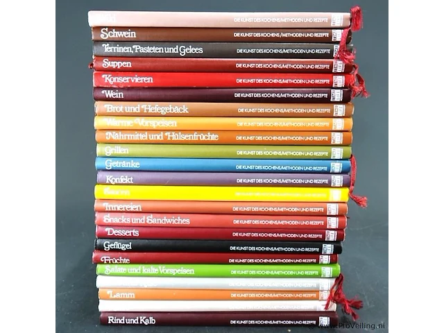 Complete serie duitstalige uitgave uit de bekende kookboekenreeks die kunst des kochens (oorspronkelijk the good cook van time-life) - afbeelding 6 van  10