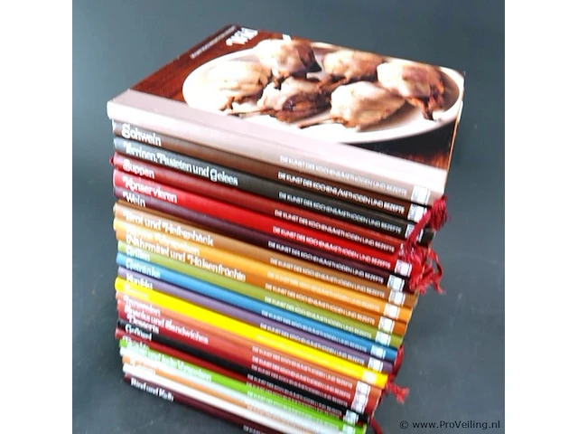 Complete serie duitstalige uitgave uit de bekende kookboekenreeks die kunst des kochens (oorspronkelijk the good cook van time-life) - afbeelding 7 van  10