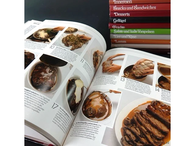 Complete serie duitstalige uitgave uit de bekende kookboekenreeks die kunst des kochens (oorspronkelijk the good cook van time-life) - afbeelding 10 van  10