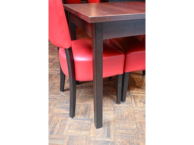 Complete set 1/2 restaurantmeubilair 35 tafels en 103 stoelen - afbeelding 4 van  12