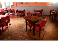 Complete set 1/2 restaurantmeubilair 35 tafels en 103 stoelen - afbeelding 10 van  12