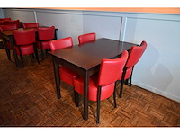 Complete set 2/2 restaurantmeubilair 33 tafels en 77 stoelen - afbeelding 3 van  24